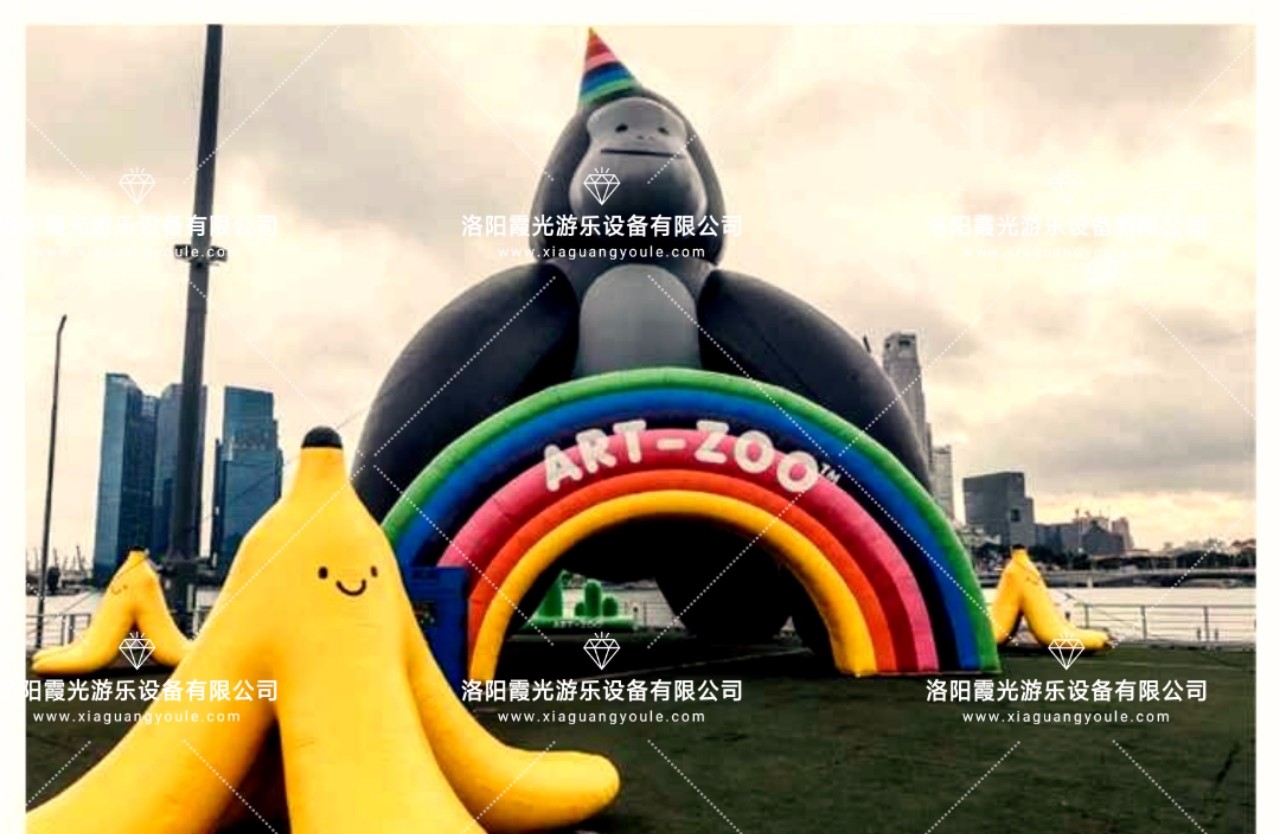 桂林香蕉大型充气城堡乐园